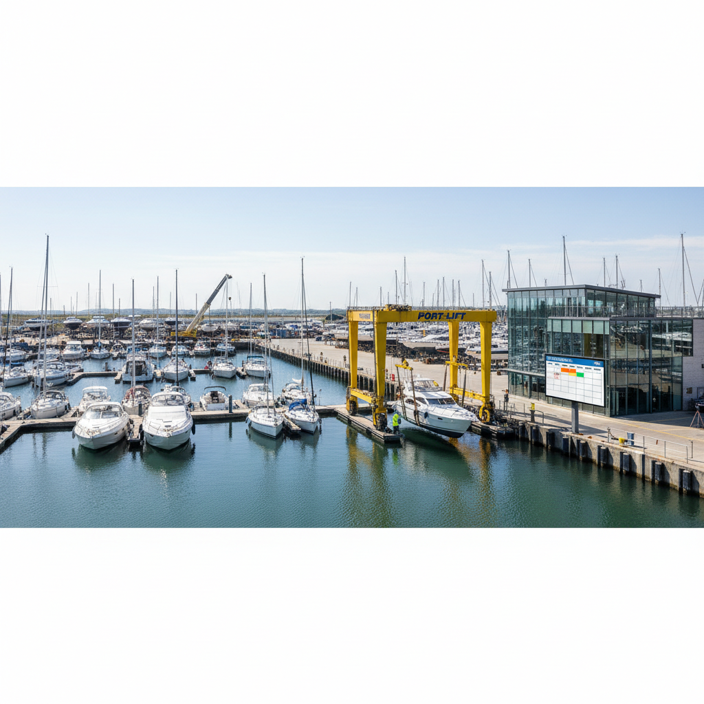 Optimising Boatyards: A Guide to Cranage Booking Systems
